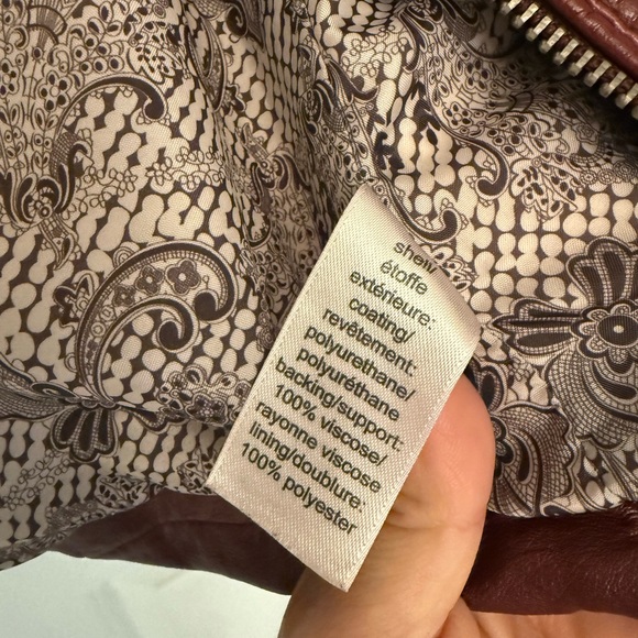 Maurice’s Maroon Lightweight Moto Jacket - Picture 5 of 8